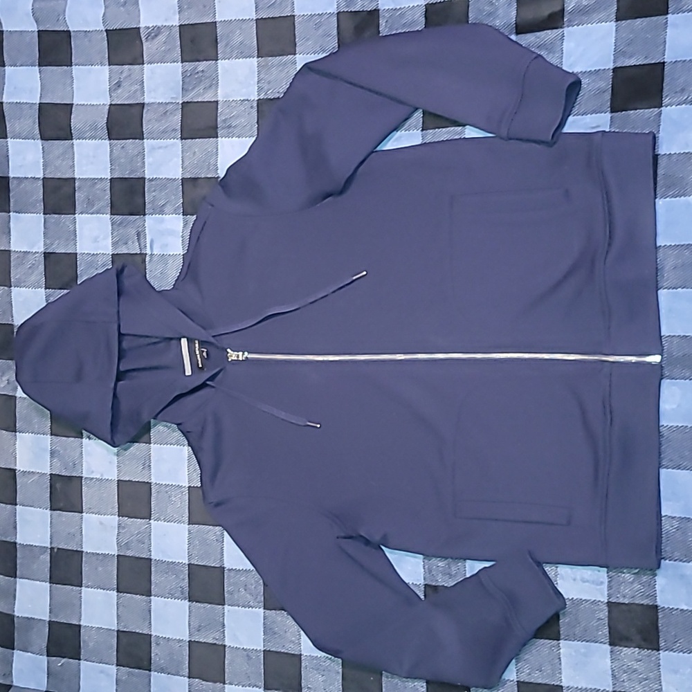 Banana Republic. Heavyweight. Full-zip Hoodie. Women's size XL Navy Blue